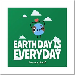 Earth Day Save The Planet Go Green Environmentalist Environment Posters and Art